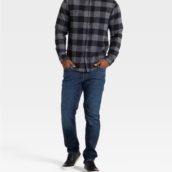 H&M Black and Gray Checkered Casual Shirt - Picture 3 of 3